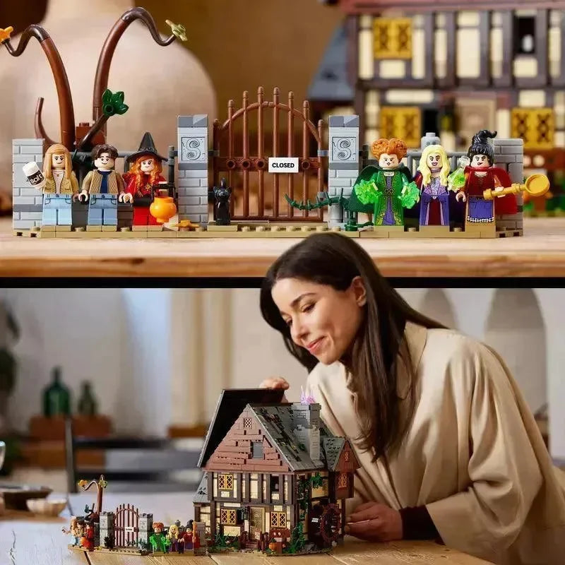 🇪🇺 EU Warehouse-wk-blok-Hocus Pocus Sanderson Sisters Cottage-21341