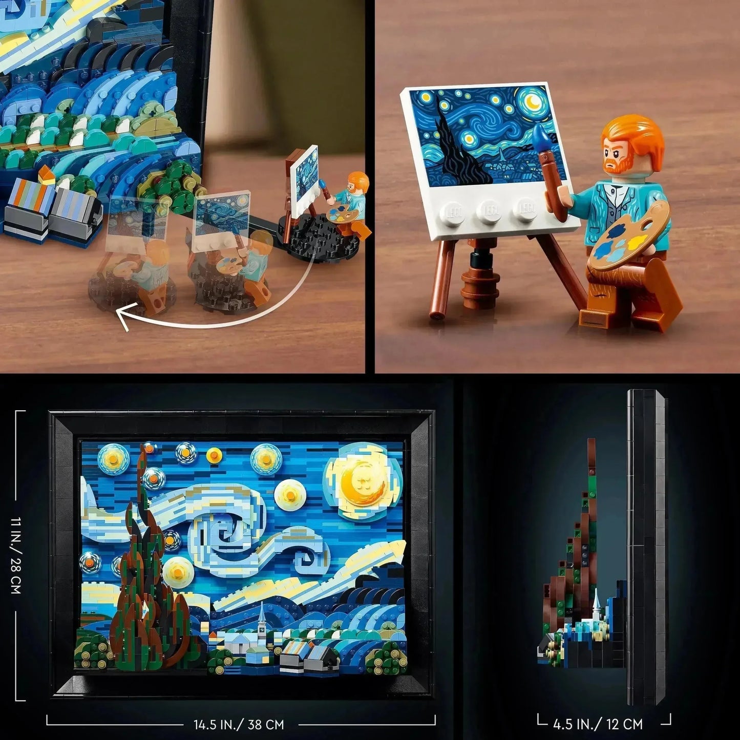 🇪🇺 EU Warehouse-wk-blok-The Starry Night Van Gogh-21333