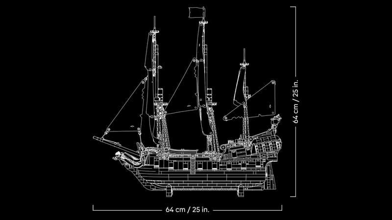 [🇺🇸 US Warehouse]-wk-blok  Legendary Pirate Galleon - 10365