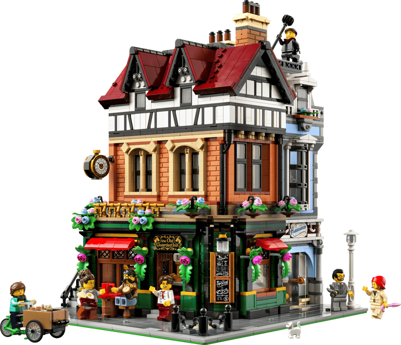 US Warehouse | Tudor Corner Modular Building Model (10350) – 3,704 Pcs | Icons Modular