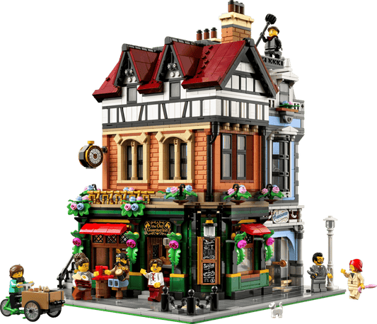 US Warehouse | Tudor Corner Modular Building Model (10350) – 3,704 Pcs | Icons Modular