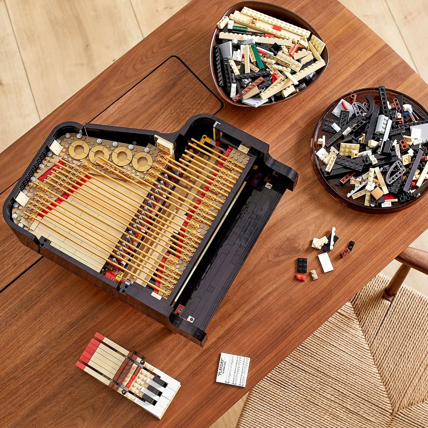 [🇺🇸 US Warehouse]-wk-blok  Grand Piano Building Set - 21323