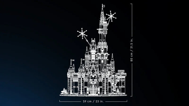 🇪🇺 EU Warehouse-wk-blok-Disney Castle-43222