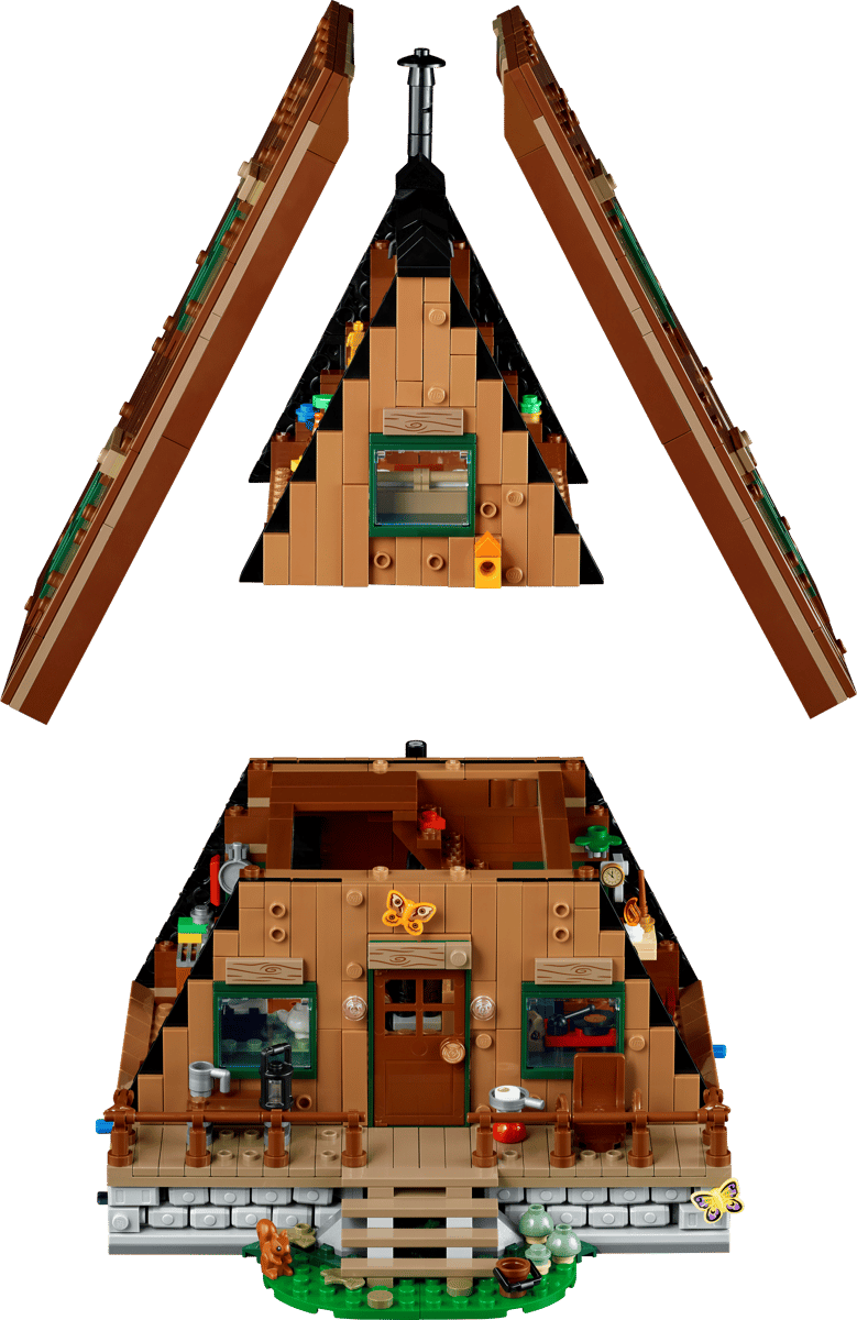 🇪🇺 EU Warehouse-wk-blok-A-Frame Cabin-21338