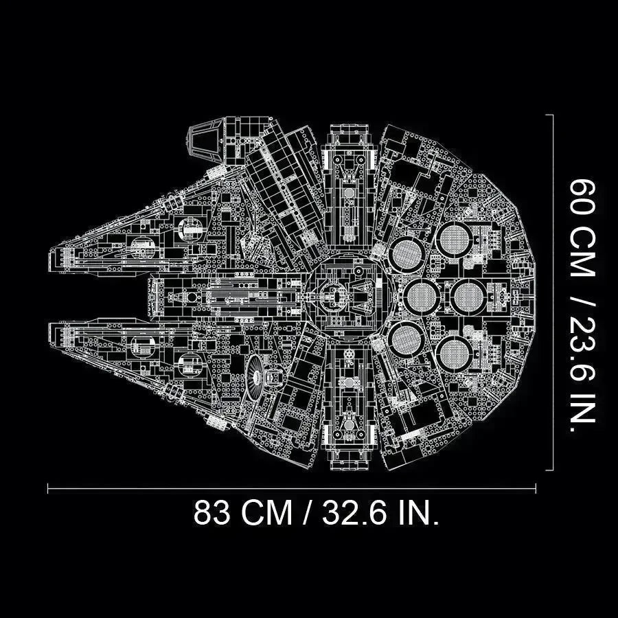 [🇺🇸 US Warehouse]-wk-blok  Smuggler's Falcon Ship UCS - 75192
