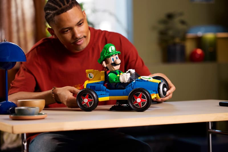 US Warehouse | Luigi Mach 8 Racing Car Building Set – 72050