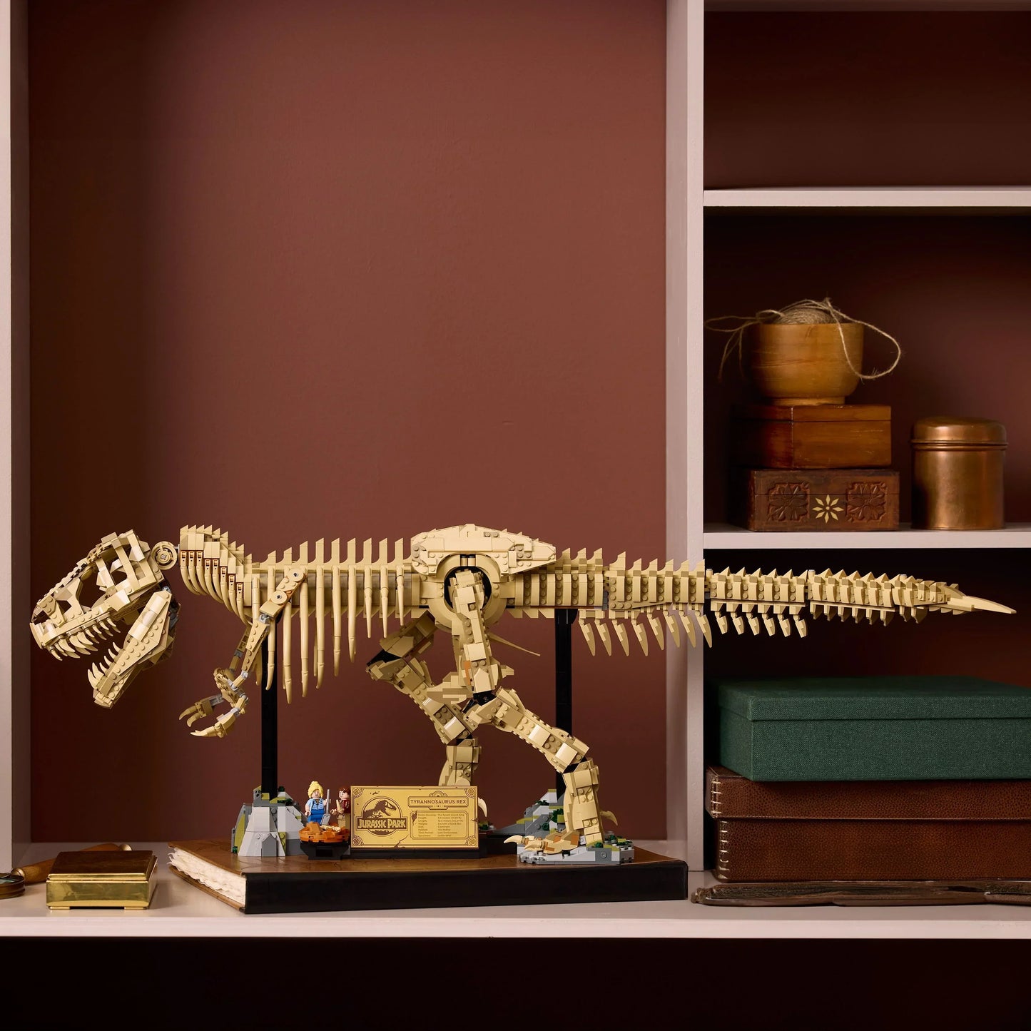 [🇺🇸 US Warehouse]-wk-blok T-Rex Dinosaur Skeleton Fossil - 76968