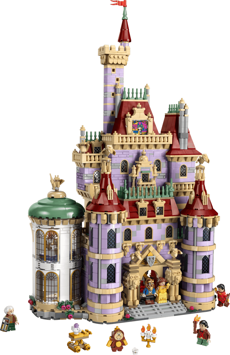 🇪🇺 EU Warehouse-wk-blok-Beauty and the Beast Castle-43263