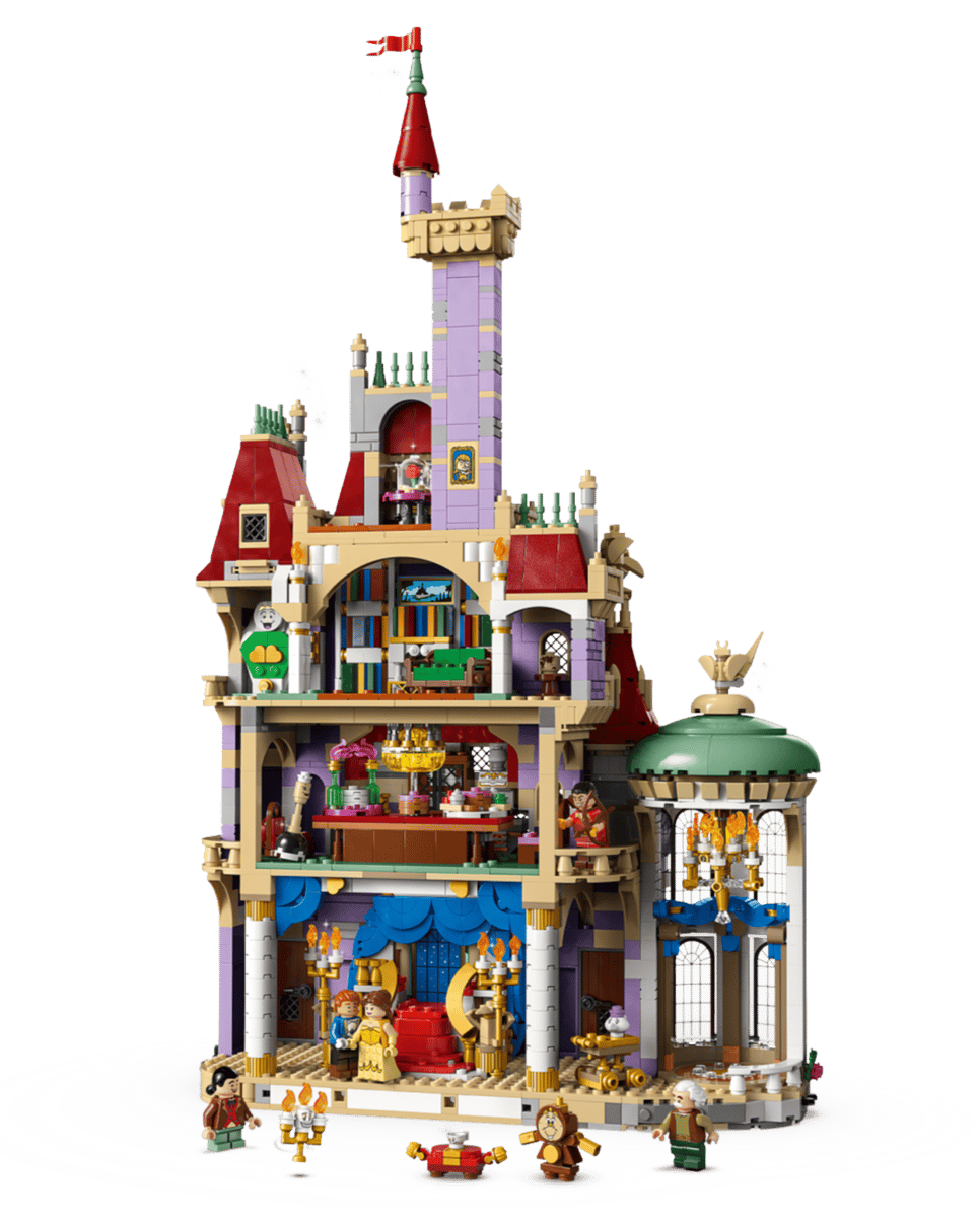 🇪🇺 EU Warehouse-wk-blok-Beauty and the Beast Castle-43263