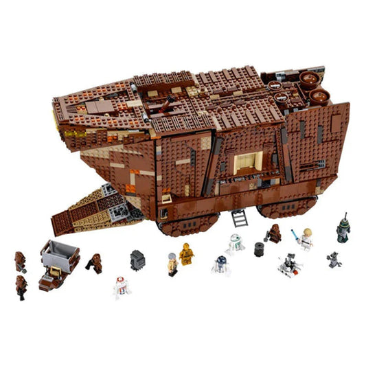 [🇺🇸 US Warehouse]-wk-blok  Desert Sandcrawler Vehicle - 75059