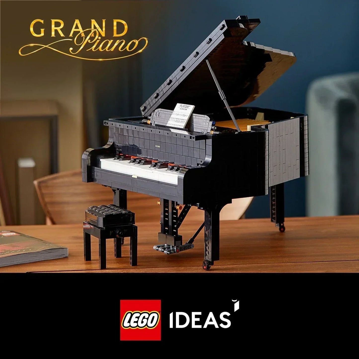 [🇺🇸 US Warehouse]-wk-blok  Grand Piano Building Set - 21323