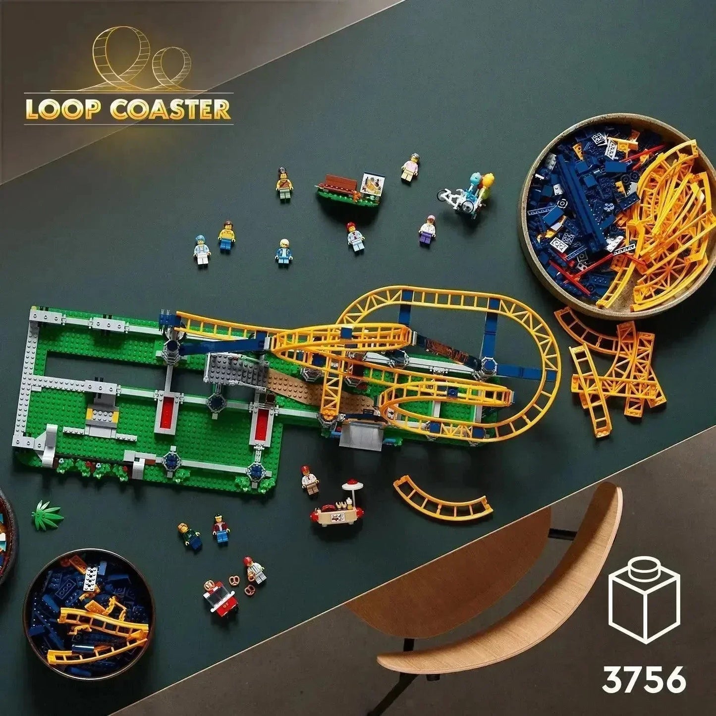 [🇺🇸 US Warehouse]-wk-blok Amusement Park Loop Coaster - 10303