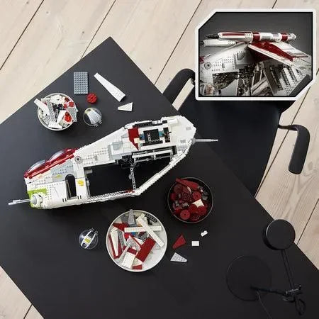 [🇺🇸 US Warehouse]-retailerblocks  Galactic Republic Gunship - 75309
