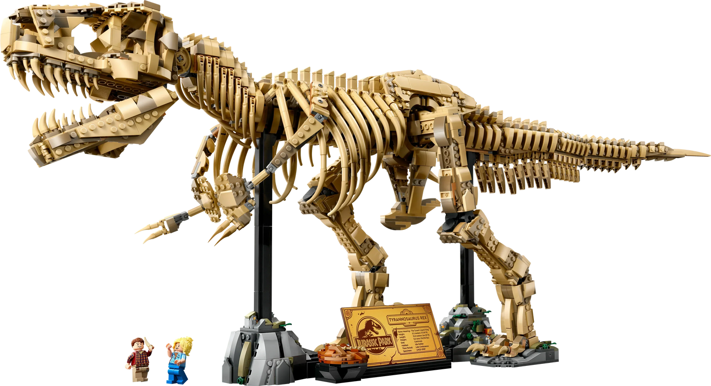 [🇺🇸 US Warehouse]-wk-blok T-Rex Dinosaur Skeleton Fossil - 76968