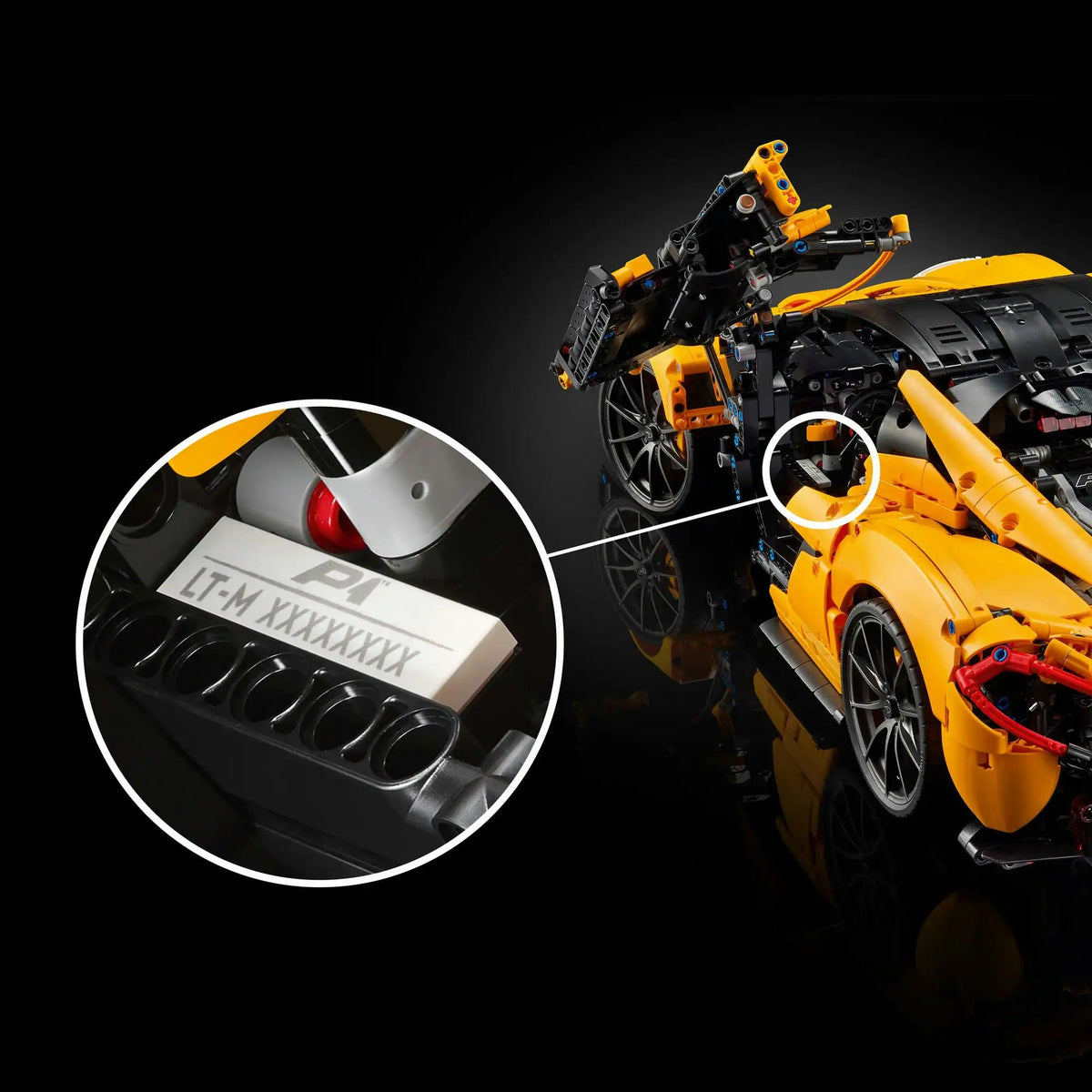 US Warehouse | 1:8 Scale P1 Hybrid Supercar Building Set – 42172