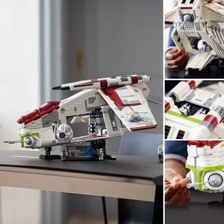 [🇺🇸 US Warehouse]-retailerblocks  Galactic Republic Gunship - 75309