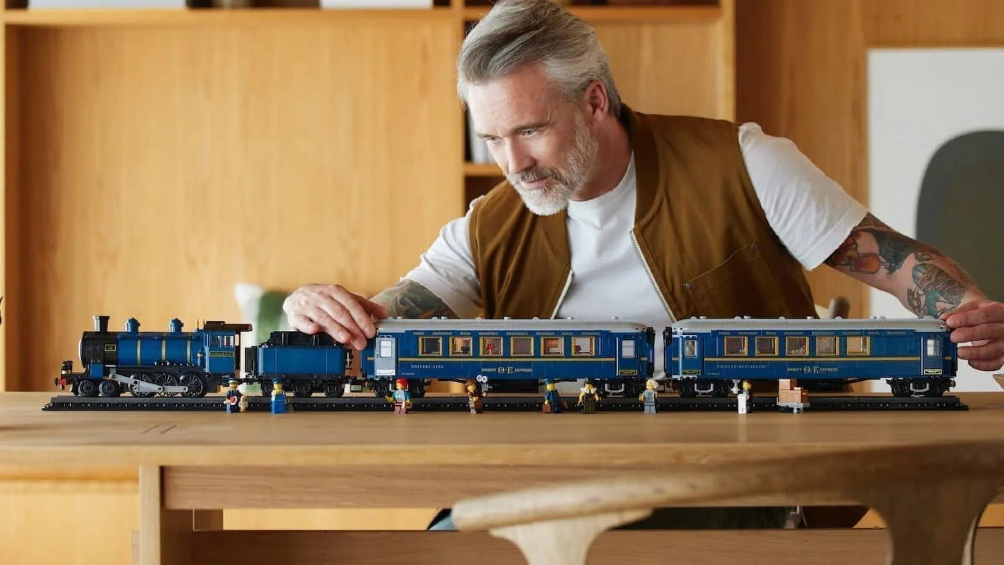 [🇺🇸 US Warehouse]-wk-blok  Classic European Express Train - 21344
