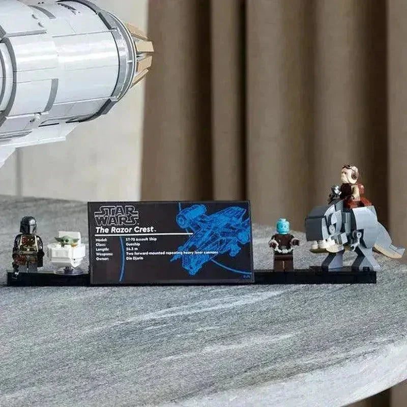 [🇺🇸 US Warehouse]-wk-blok Bounty Hunter's Razor Crest Ship - 75331
