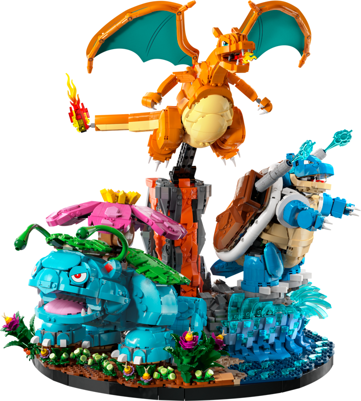 Venusaur, Charizard and Blastoise-EU Warehouse