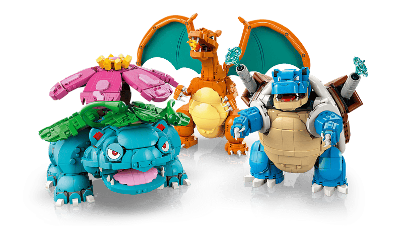Venusaur, Charizard and Blastoise-EU Warehouse