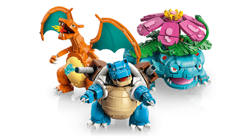 Venusaur, Charizard and Blastoise-EU Warehouse