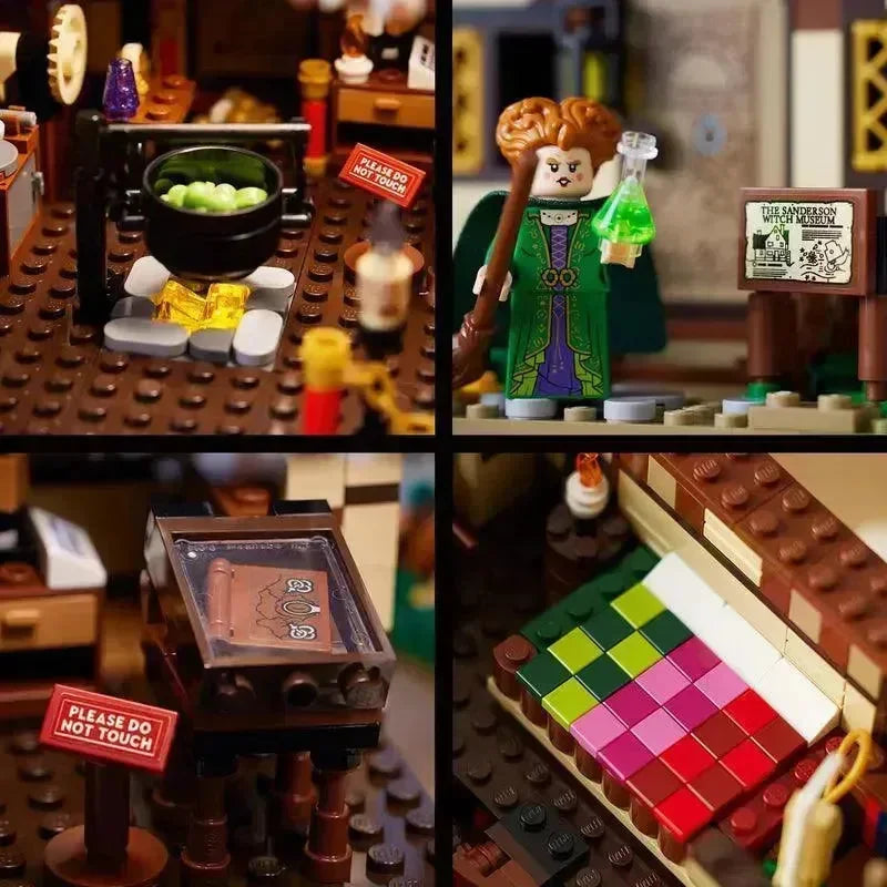 [🇺🇸 US Warehouse]-wk-blok  Witches' Cottage Halloween Set - 21341