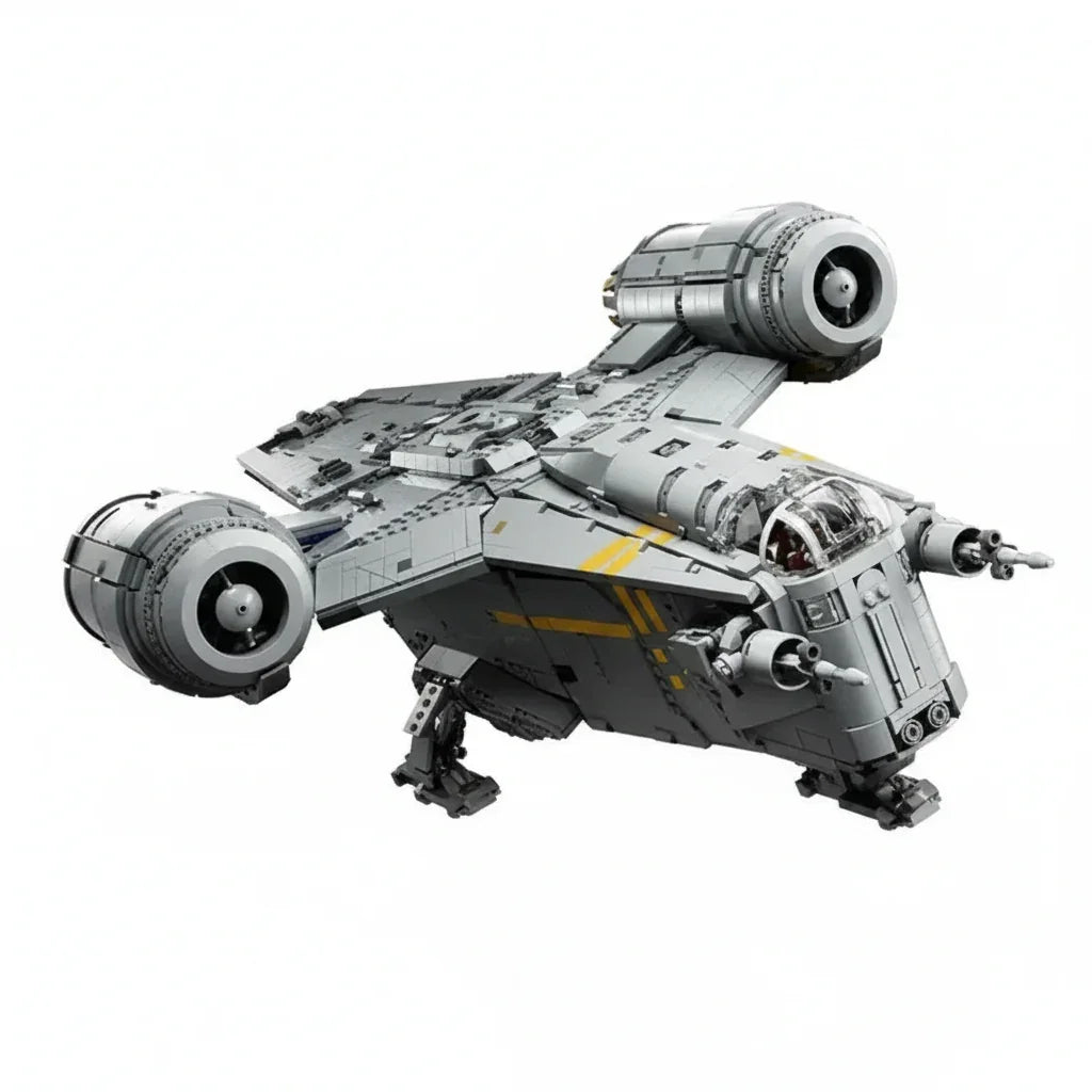 [🇺🇸 US Warehouse]-wk-blok Bounty Hunter's Razor Crest Ship - 75331