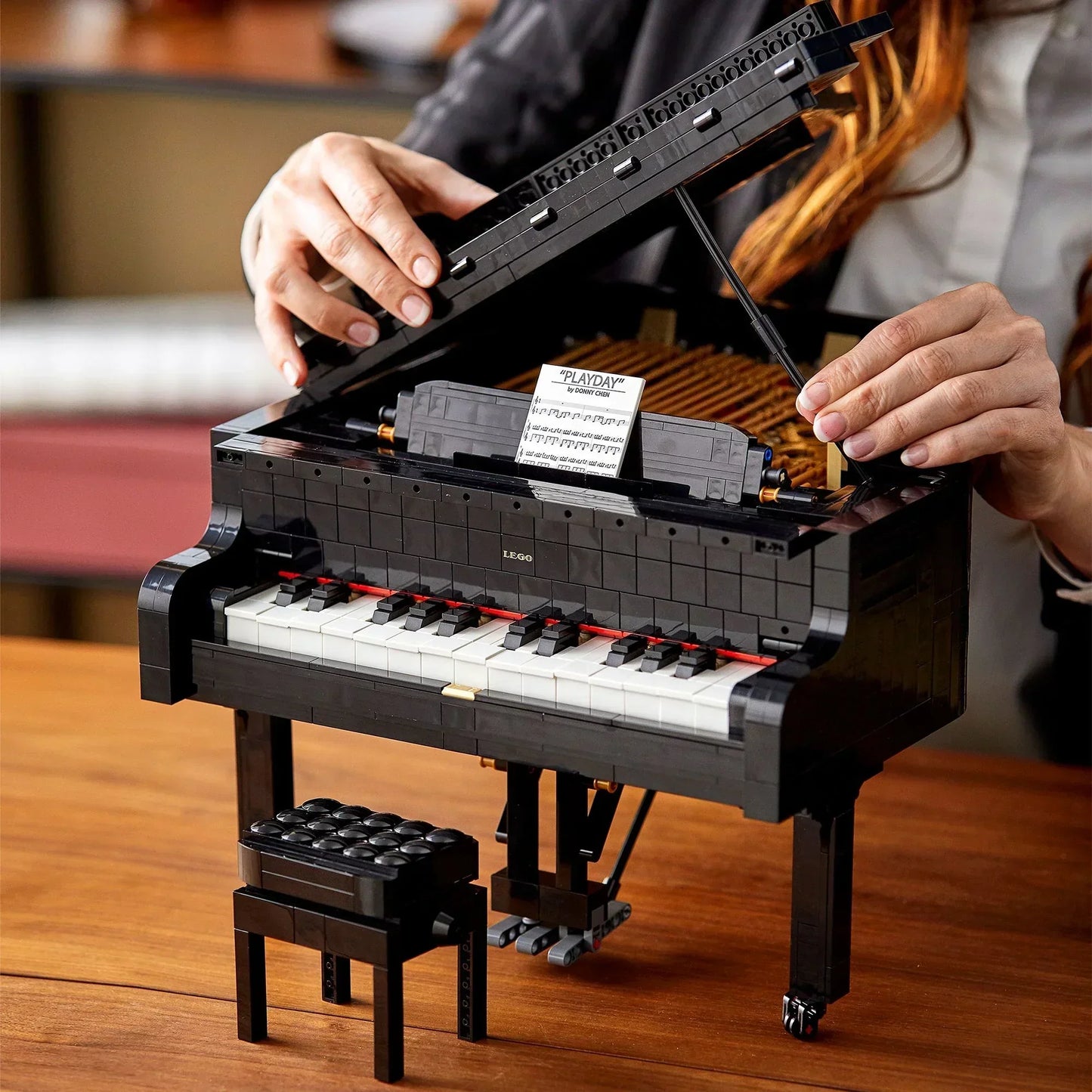 [🇺🇸 US Warehouse]-wk-blok  Grand Piano Building Set - 21323