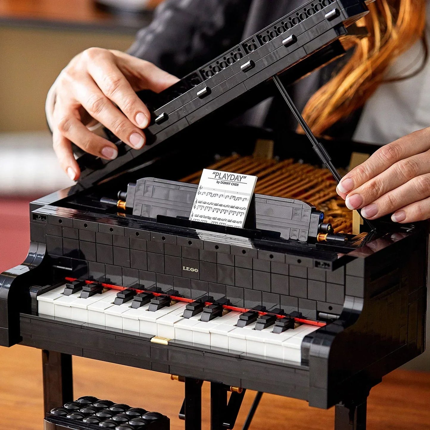 [🇺🇸 US Warehouse]-wk-blok  Grand Piano Building Set - 21323