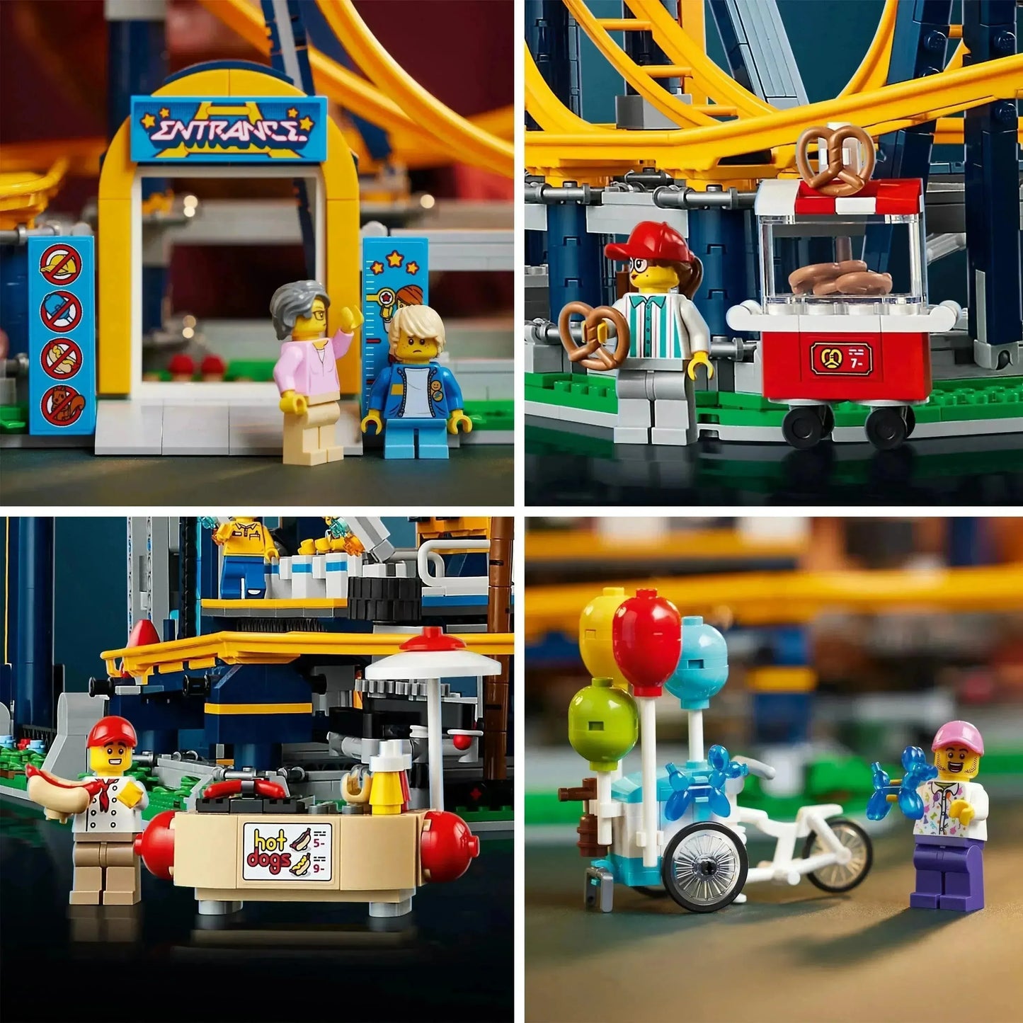[🇺🇸 US Warehouse]-wk-blok Amusement Park Loop Coaster - 10303
