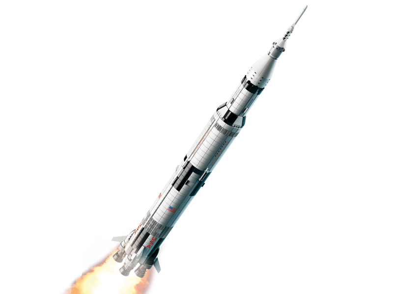 US Warehouse | Apollo Saturn V Space Rocket Building Model (92176) – 1,969 Pcs | NASA