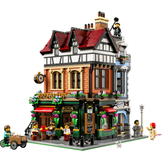 US Warehouse | Tudor Corner Modular Building Model (10350) – 3,704 Pcs | Icons Modular