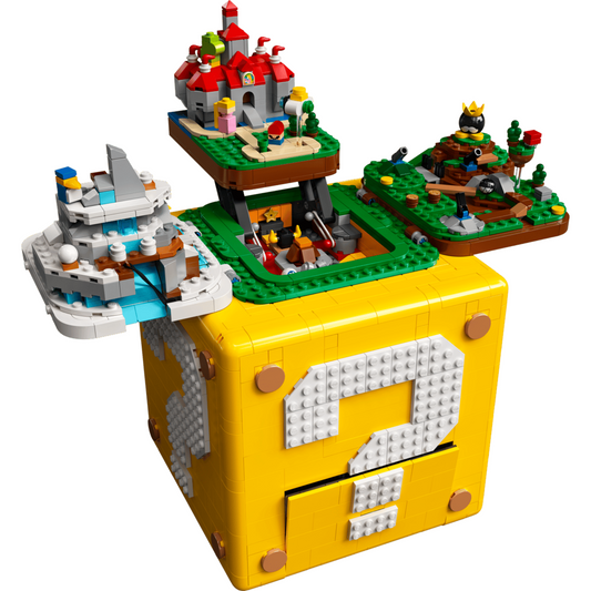 US Warehouse | Super Mario 64 Question Mark Block Building Set (71395) – 2,064 Pcs