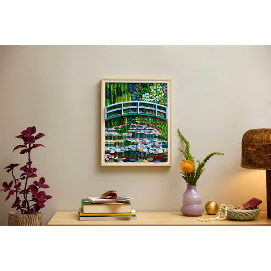 US Warehouse | Claude Monet Water Lily Pond Wall Art Building Set (31220) – 1,445 Pcs