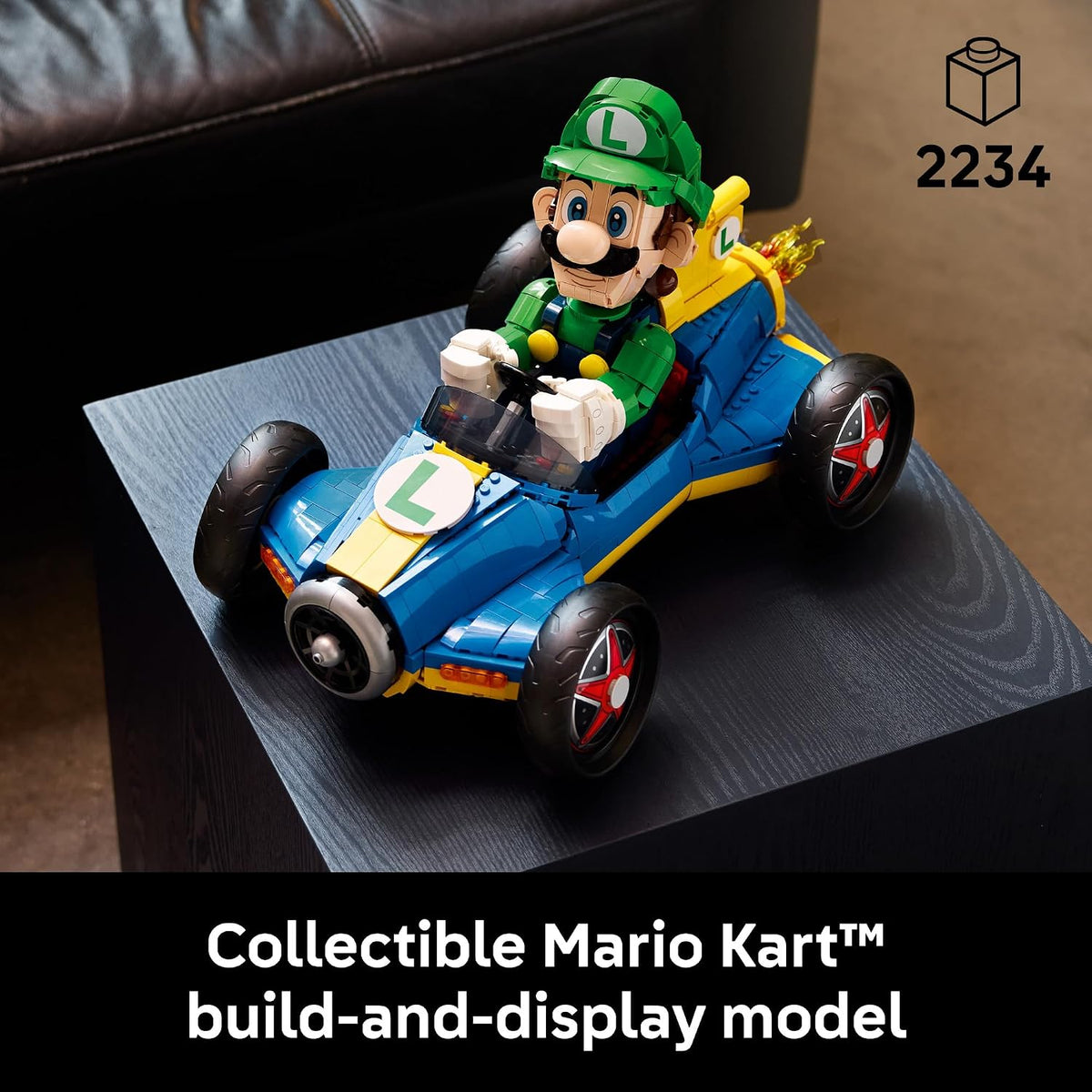 US Warehouse | Luigi Mach 8 Racing Car Building Set – 72050