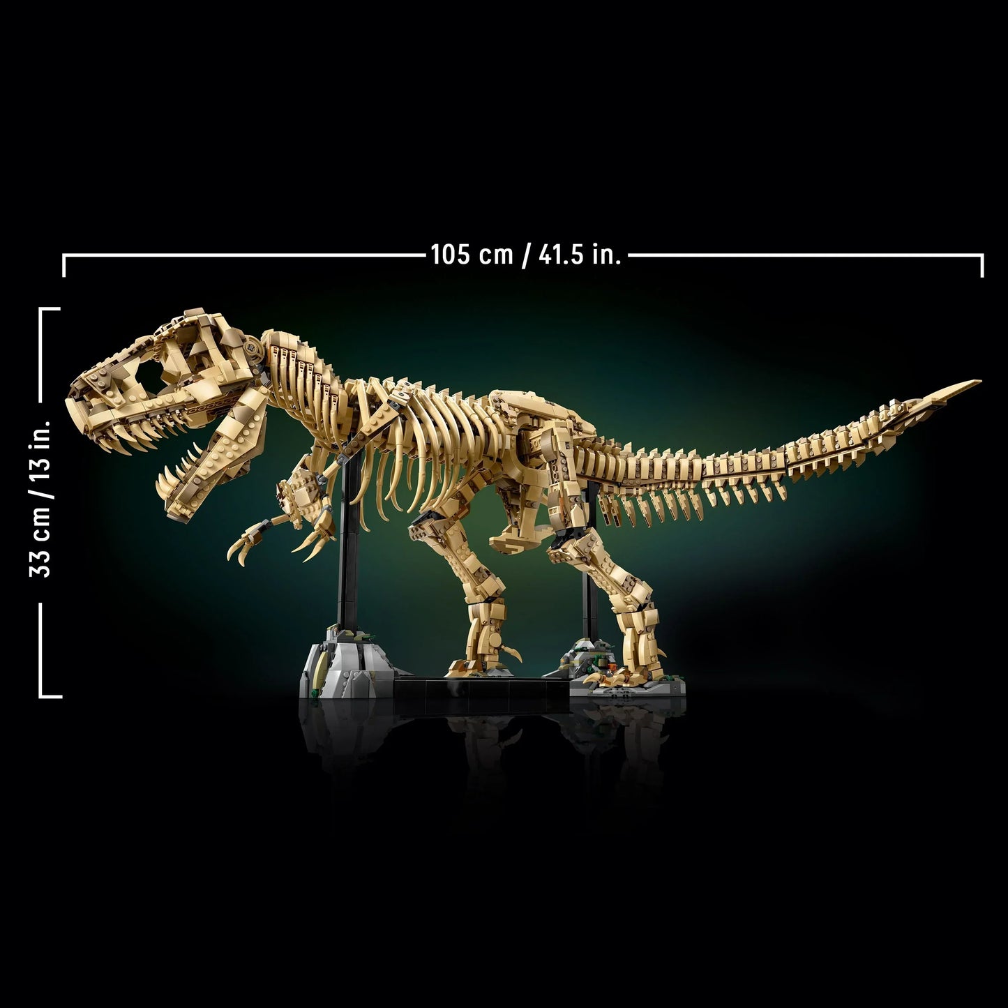 [🇺🇸 US Warehouse]-wk-blok T-Rex Dinosaur Skeleton Fossil - 76968