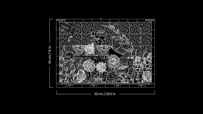 [🇺🇸 US Warehouse]-wk-blok  Tropical Aquarium Display - 10366