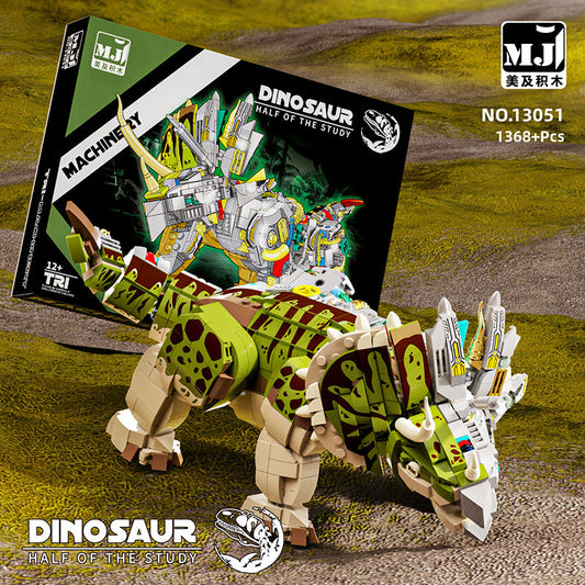 MJI 13051 Semi-mechanical Triceratops Monster Dinosaur