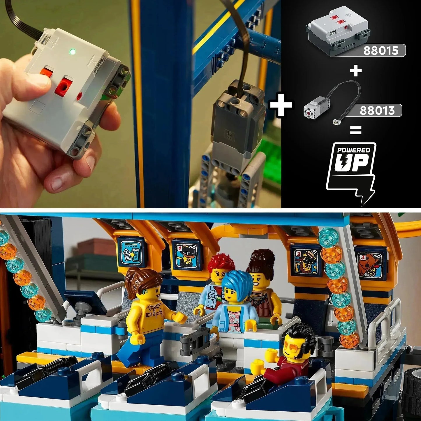 [🇺🇸 US Warehouse]-wk-blok Amusement Park Loop Coaster - 10303